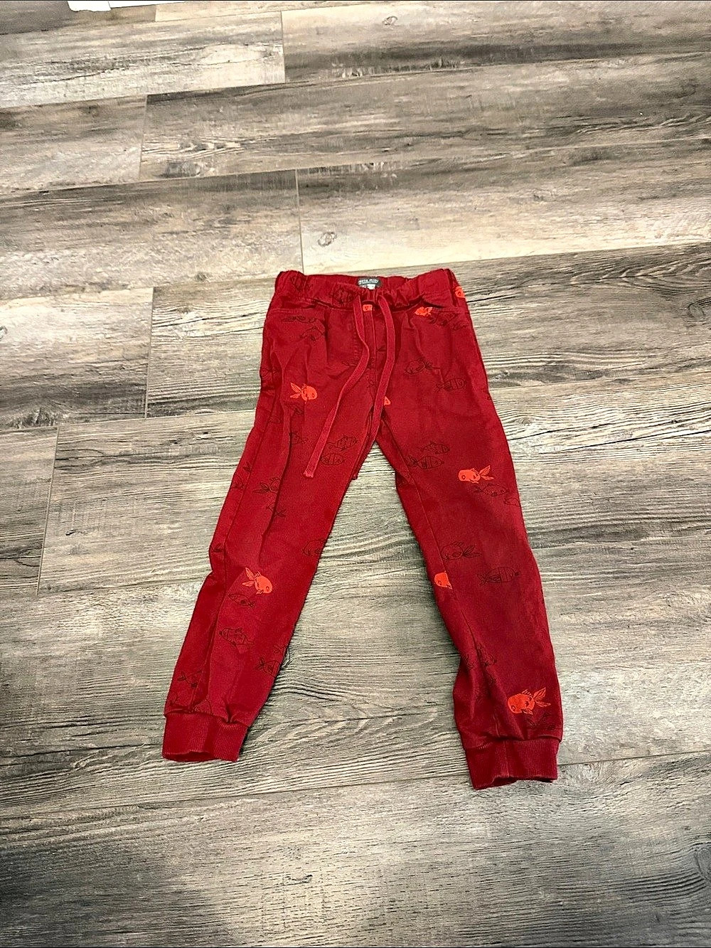 souris mini Girls Floral Jogger Pants Size 7